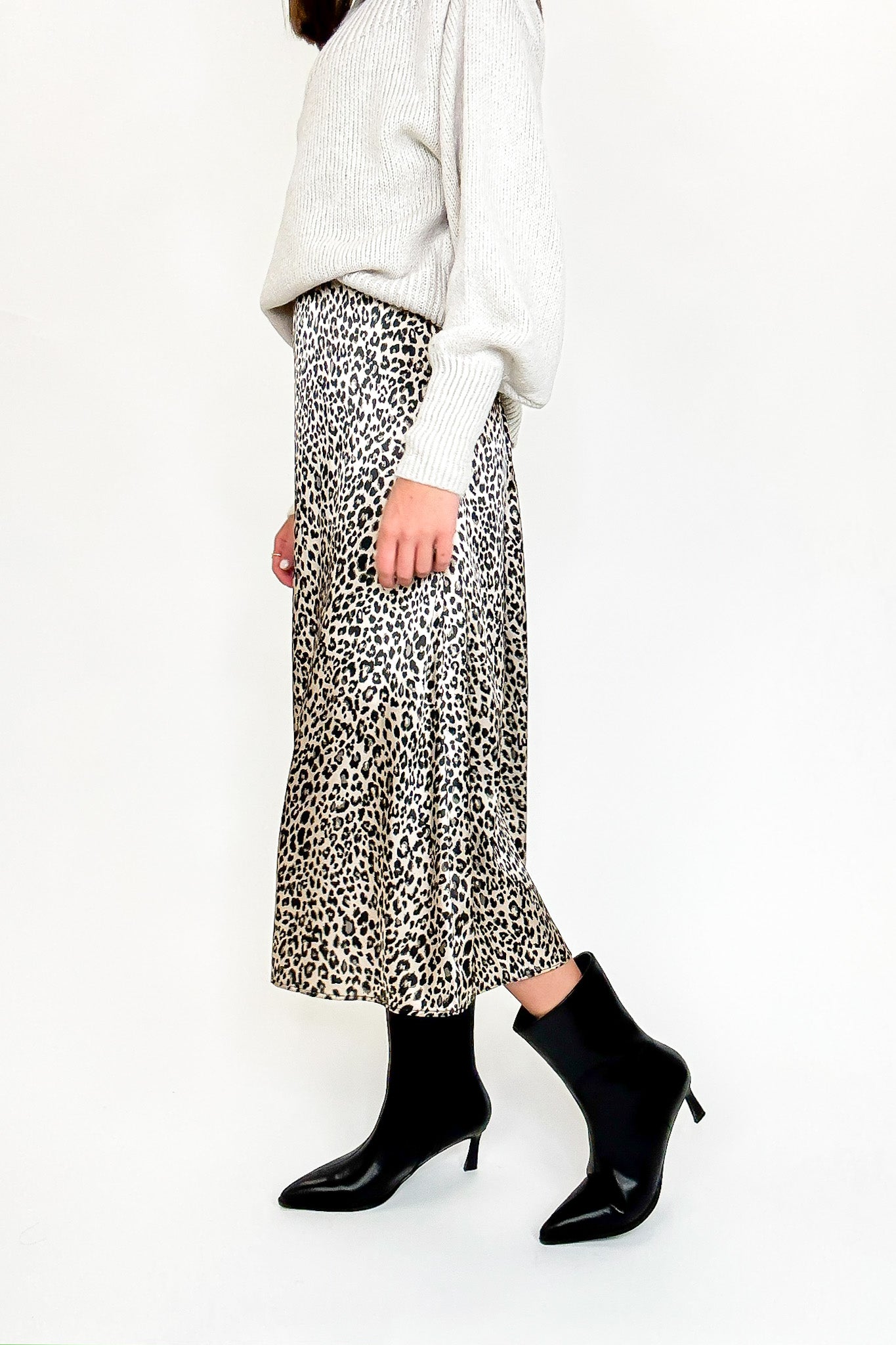 Haute Point Heeled Ankle Booties - FINAL SALE - Madison and Mallory