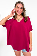 Have It Here V-Neck Pocket Airflow Top - BACK IN STOCK