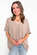 Have It Here V-Neck Pocket Airflow Top - BACK IN STOCK