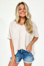  Have it Here V-Neck Pocket Top | BACK IN STOCK + NEW COLORS - Madison and Mallory