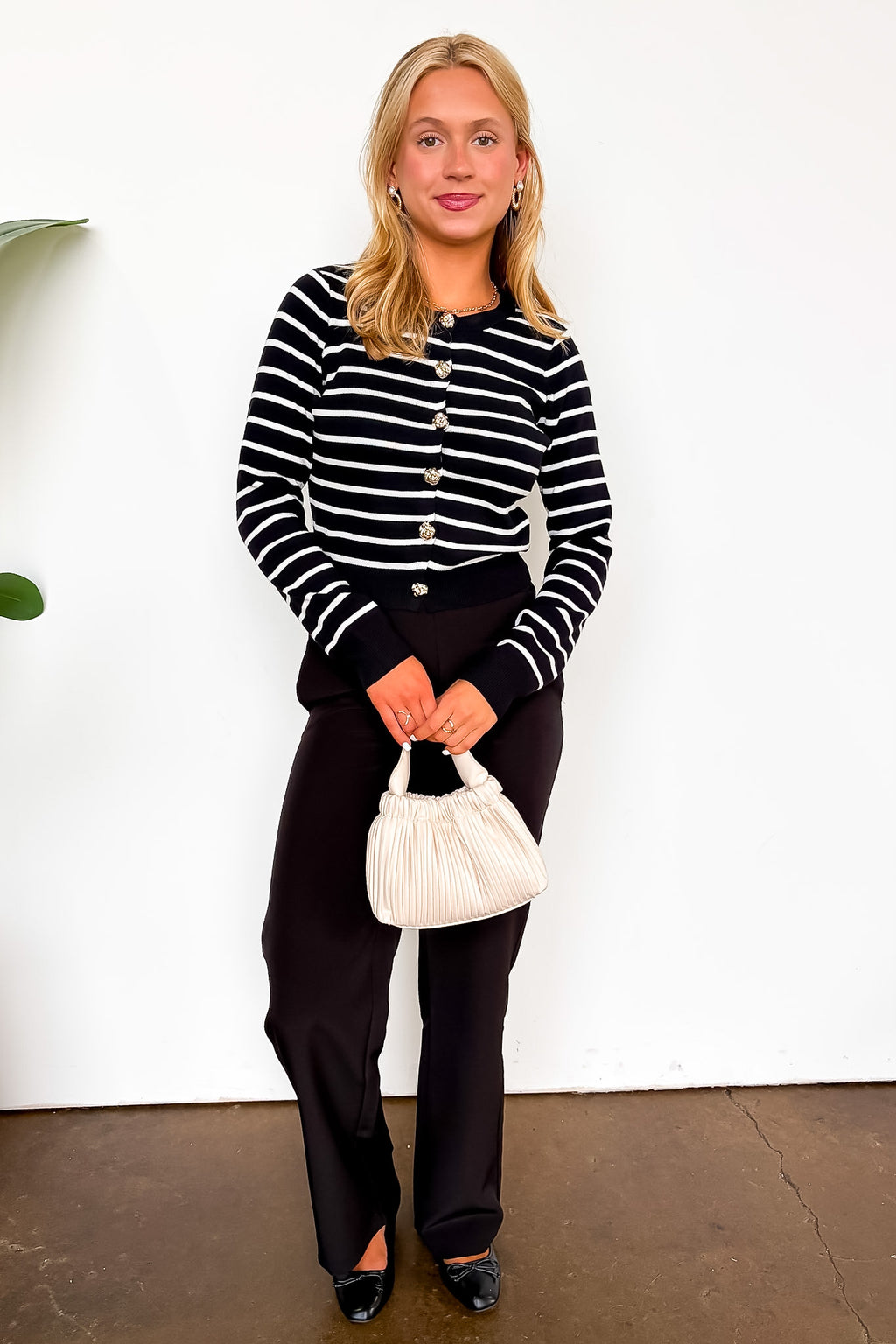 Heirloom Stripe Knit Cardigan - Madison and Mallory