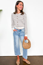 Heirloom Stripe Knit Cardigan - Madison and Mallory