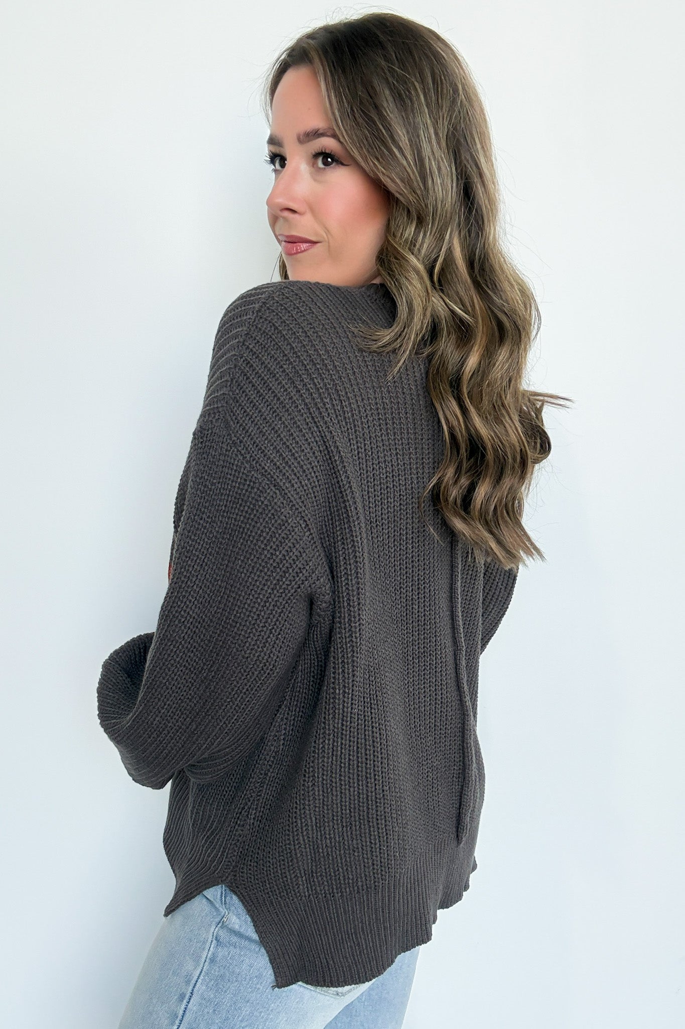  Hippie Era Patch Peace Sweater - Madison and Mallory