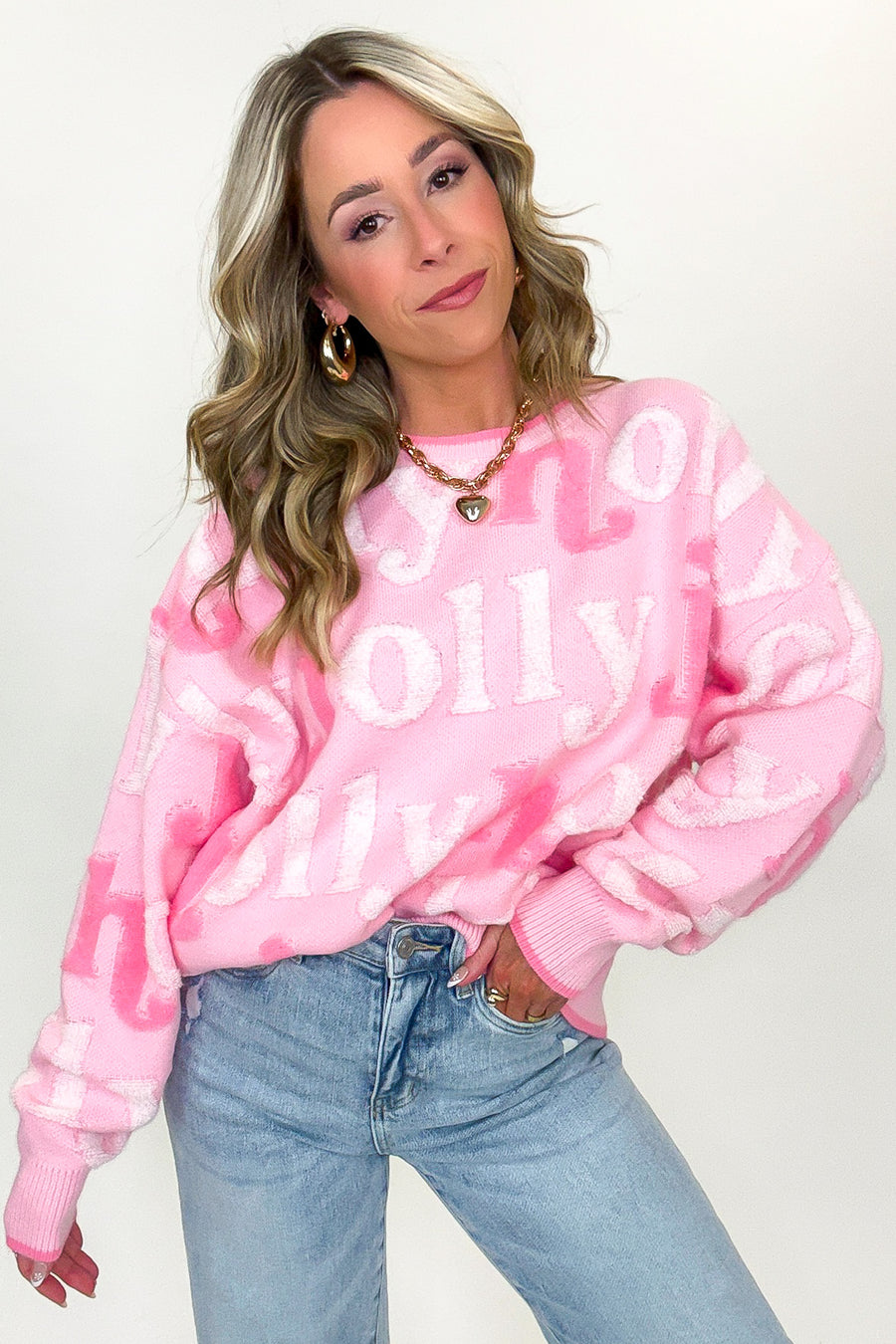 Holly Jolly Cheer Knit Sweater