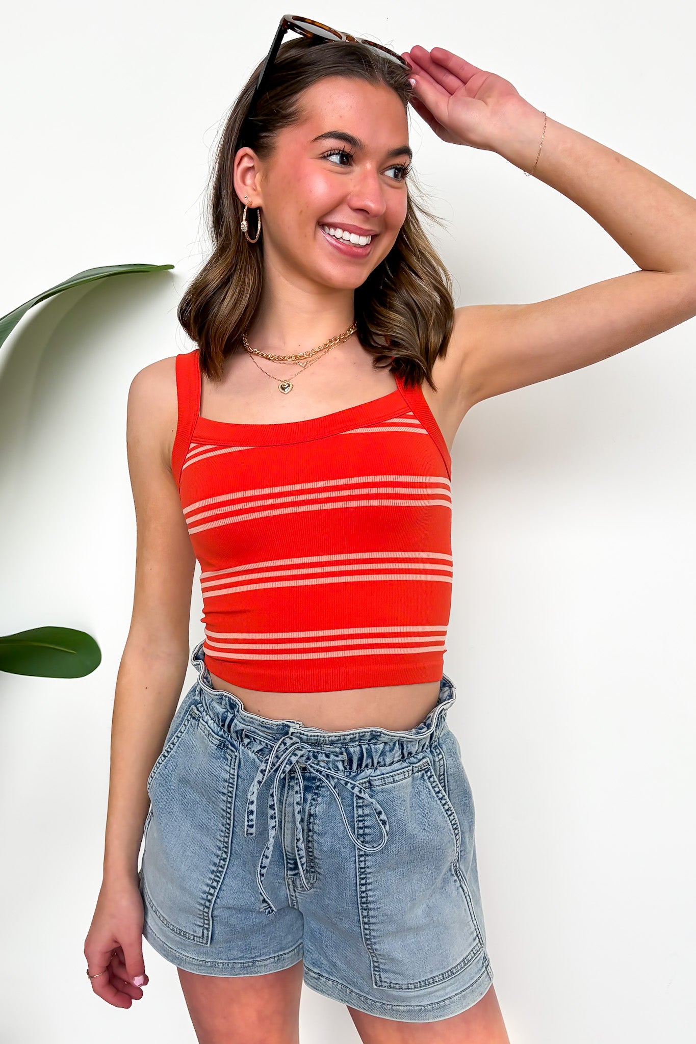 Horizon Lines Striped Tank Top - Madison and Mallory