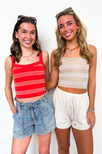 Horizon Lines Striped Tank Top - Madison and Mallory