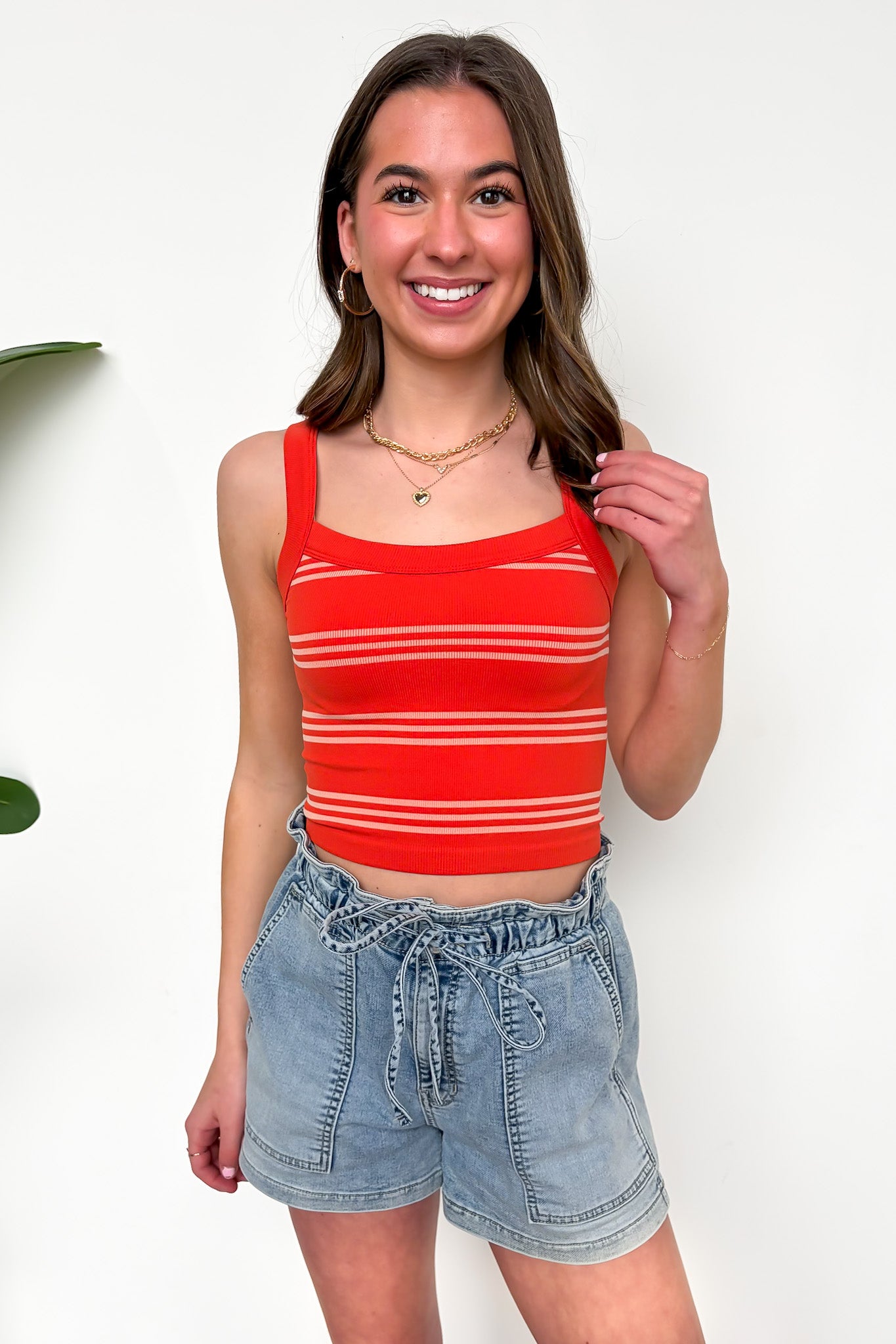 Horizon Lines Striped Tank Top - Madison and Mallory