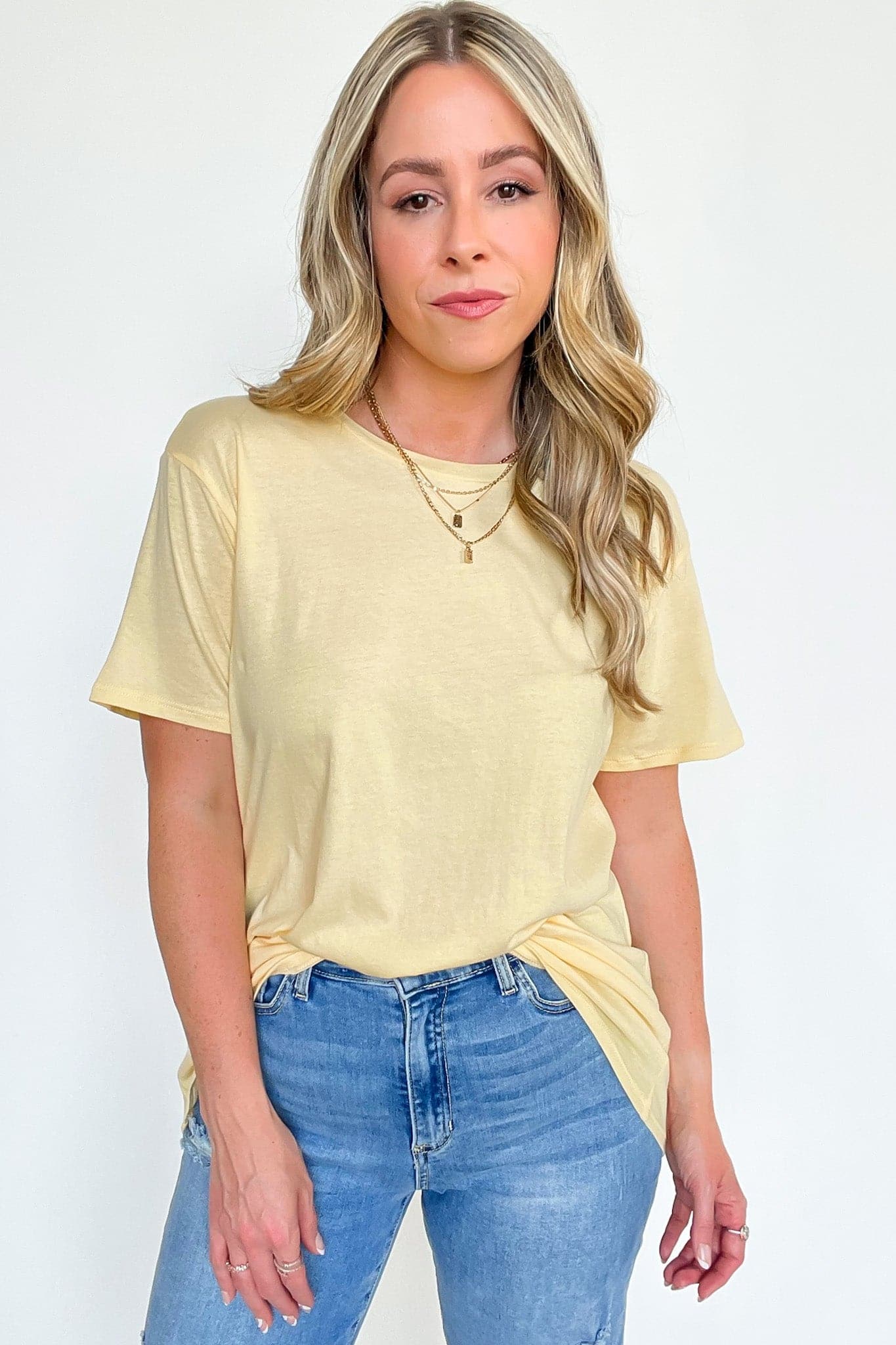  Hype it Up Short Sleeve Boyfriend Tee - BACK IN STOCK - Madison and Mallory
