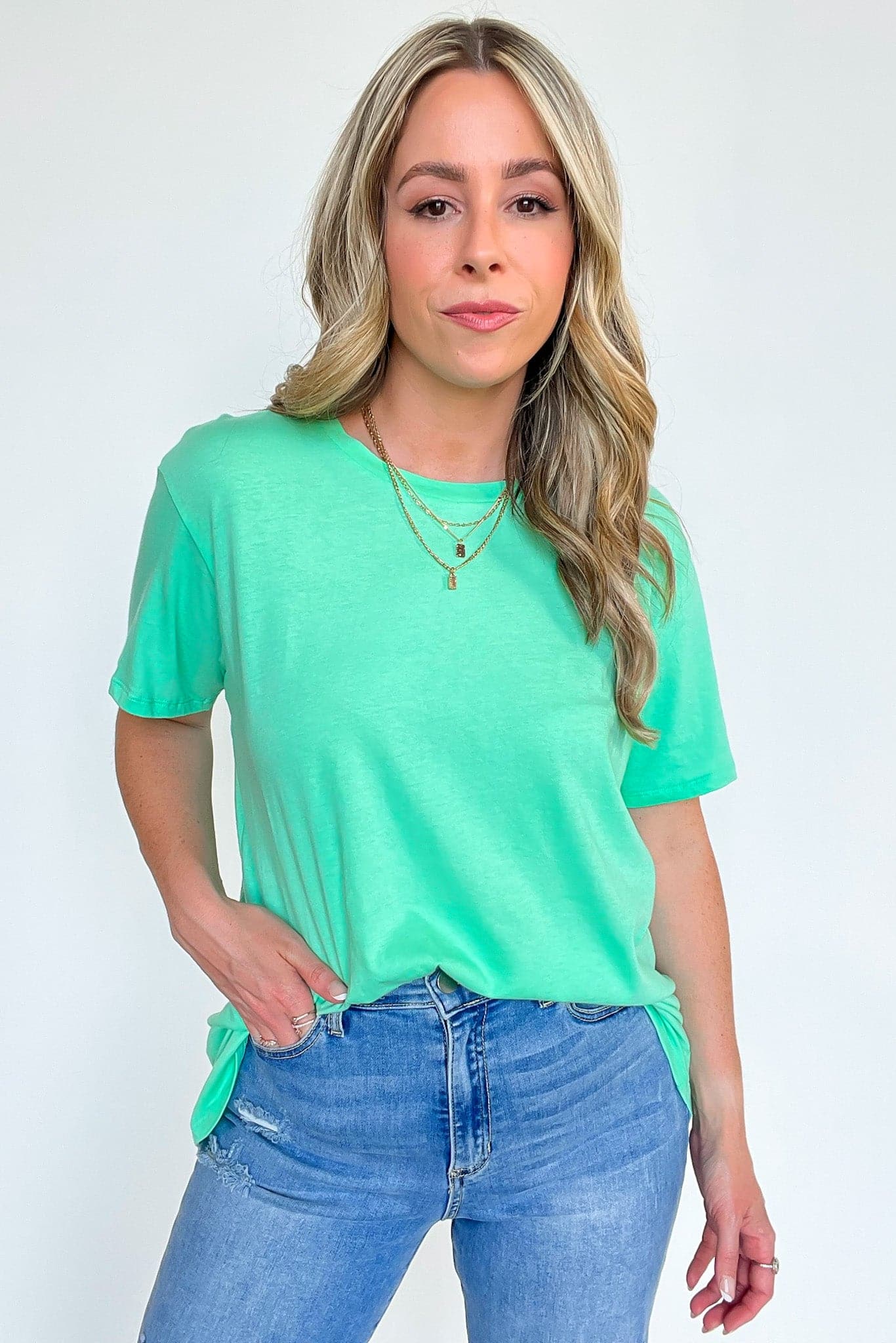  Hype it Up Short Sleeve Boyfriend Tee - BACK IN STOCK - Madison and Mallory