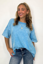 Wild Drift Acid Wash Relaxed Tee - BACK IN STOCK - Madison and Mallory