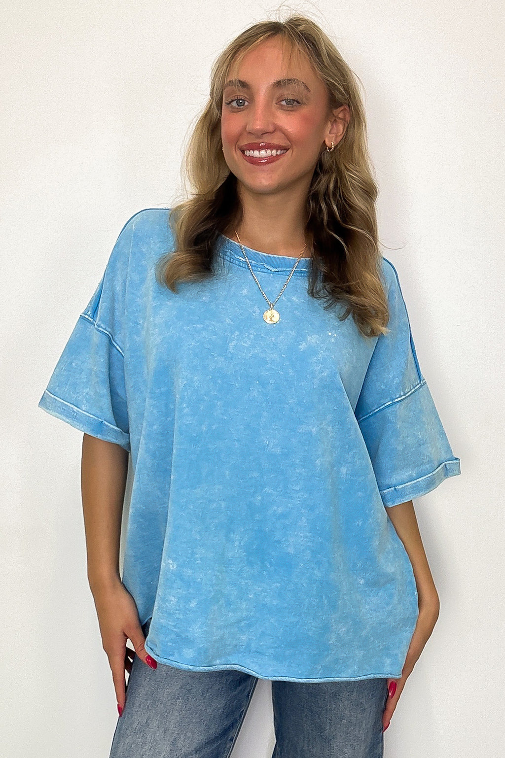 Wild Drift Acid Wash Relaxed Tee - BACK IN STOCK - Madison and Mallory