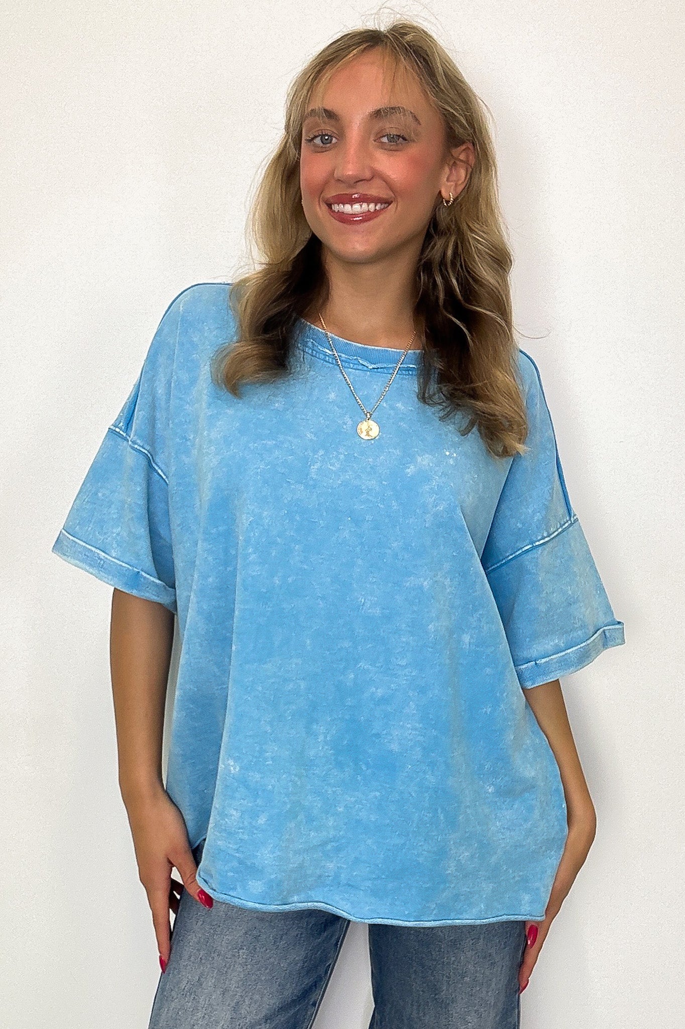 Wild Drift Acid Wash Relaxed Tee - BACK IN STOCK - Madison and Mallory