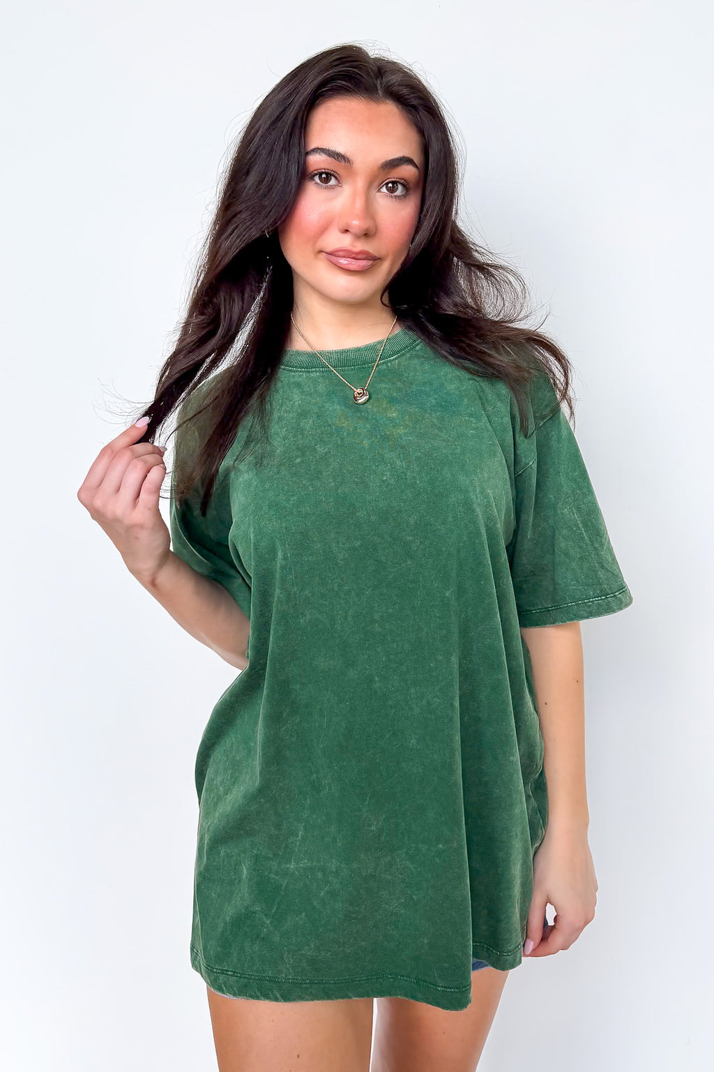 Melena Mineral Washed Relaxed Top