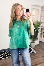 Wild Drift Acid Wash Relaxed Tee - BACK IN STOCK - Madison and Mallory