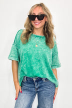Wild Drift Acid Wash Relaxed Tee - BACK IN STOCK - Madison and Mallory