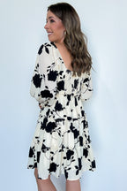 Gaelle Floral Square Neck Dress - FINAL SALE - Madison and Mallory