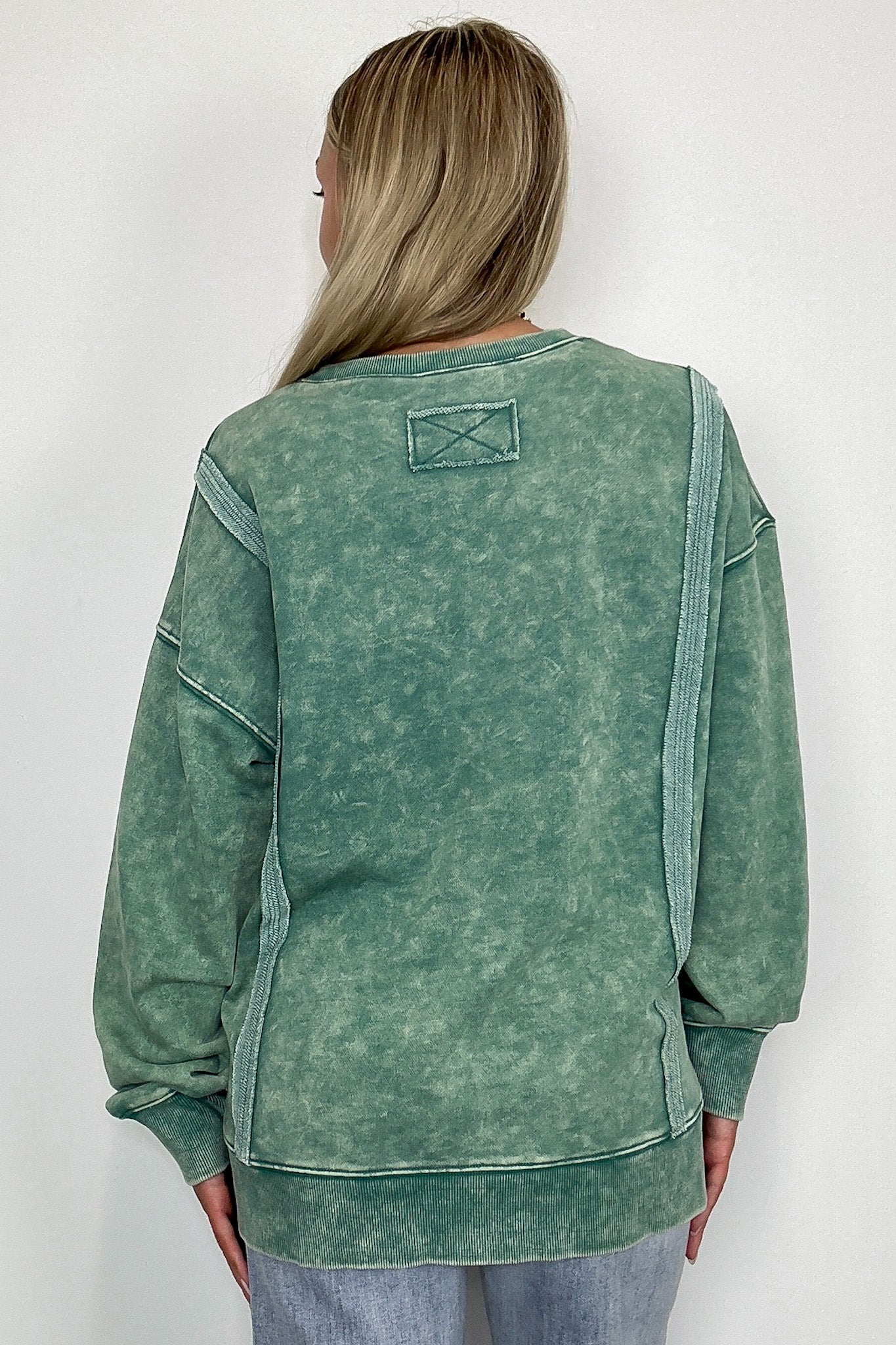 Kathryn Mineral Washed Oversized Pullover - FINAL SALE - Madison and Mallory