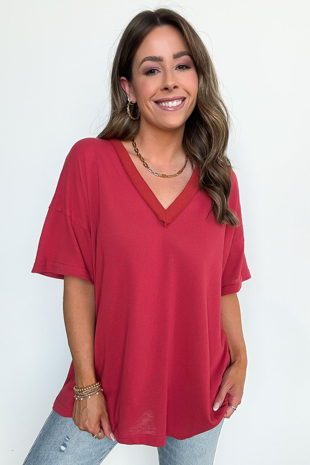 Free Spirit Stone Washed Tee - BACK IN STONE - Madison and Mallory