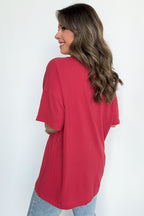 Free Spirit Stone Washed Tee - BACK IN STONE - Madison and Mallory
