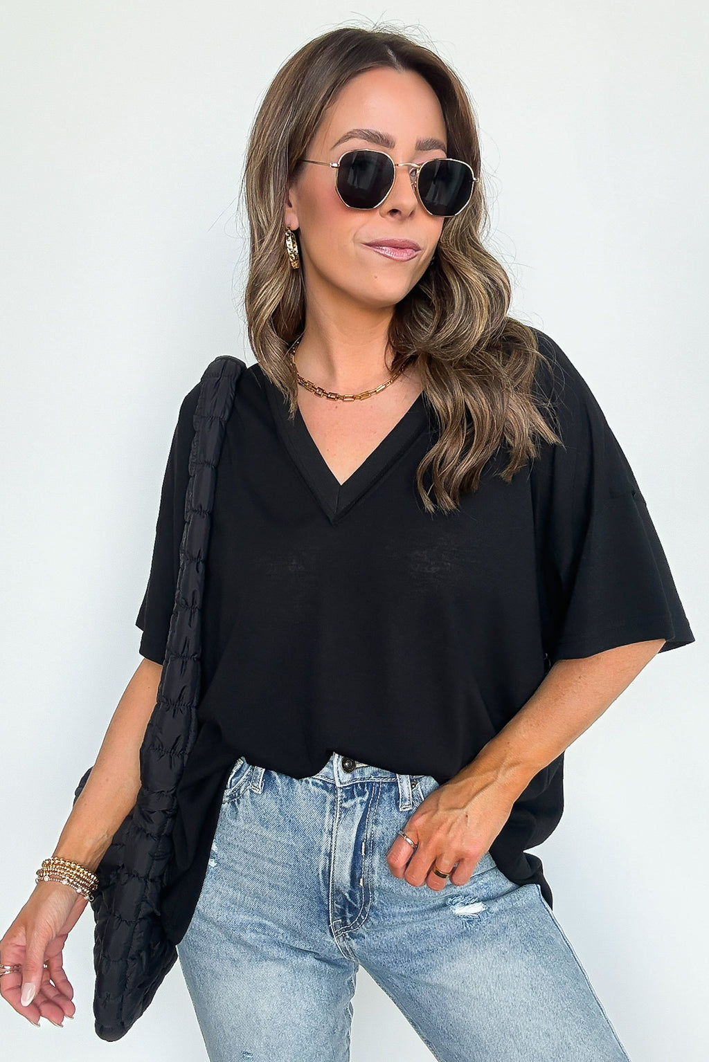 Free Spirit Stone Washed Tee - BACK IN STONE - Madison and Mallory