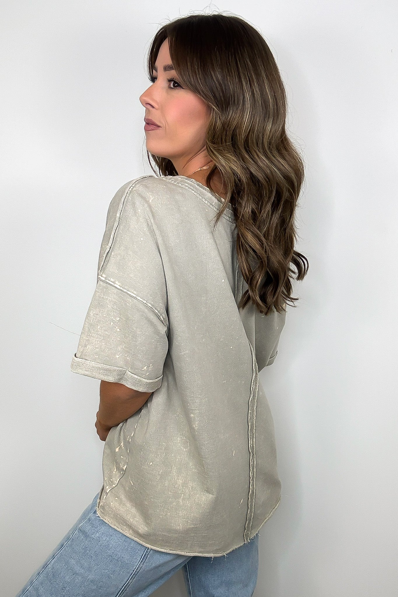 Wild Drift Acid Wash Relaxed Tee - BACK IN STOCK - Madison and Mallory
