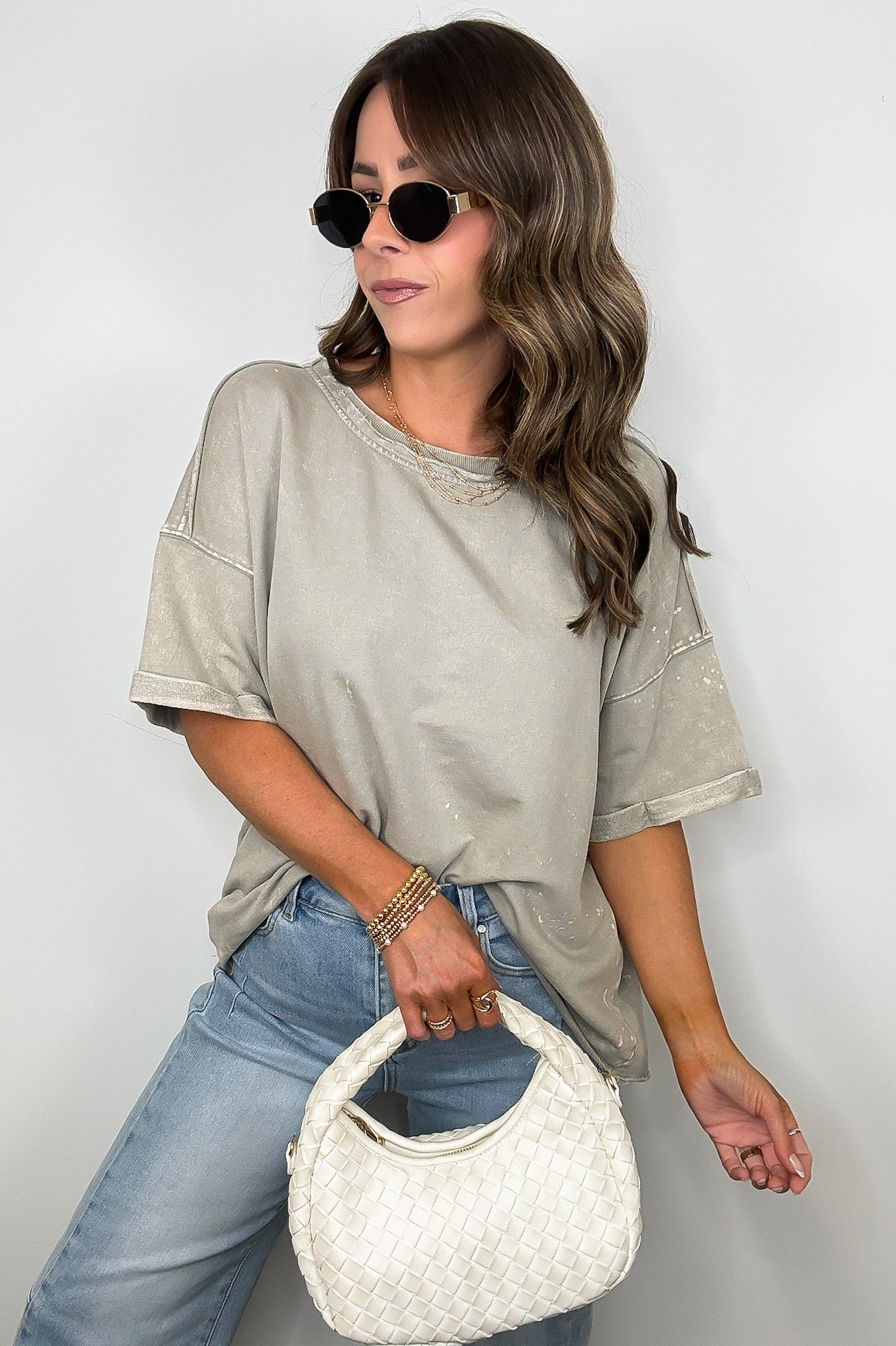 Wild Drift Acid Wash Relaxed Tee - BACK IN STOCK - Madison and Mallory