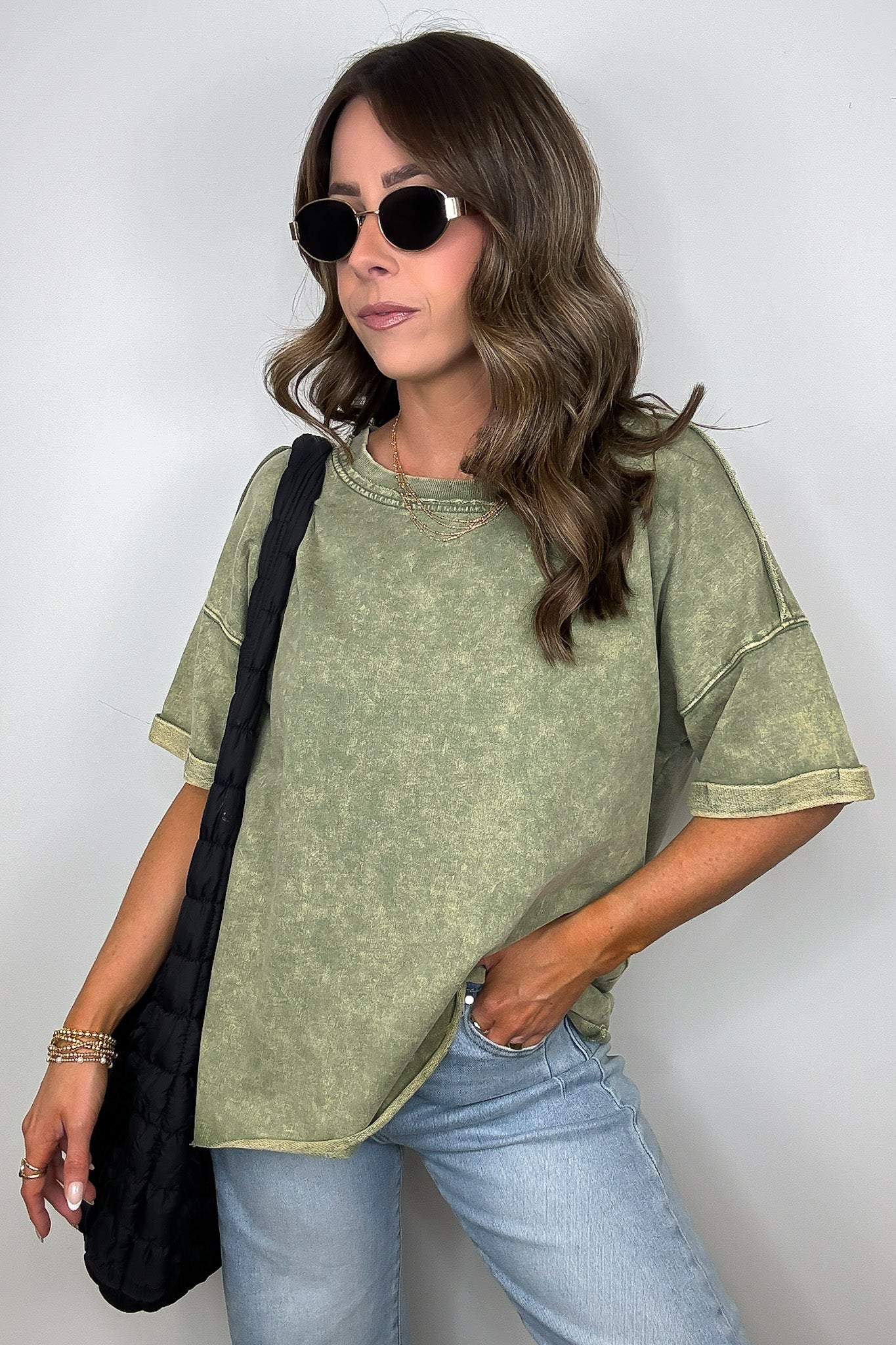 Wild Drift Acid Wash Relaxed Tee - BACK IN STOCK - Madison and Mallory