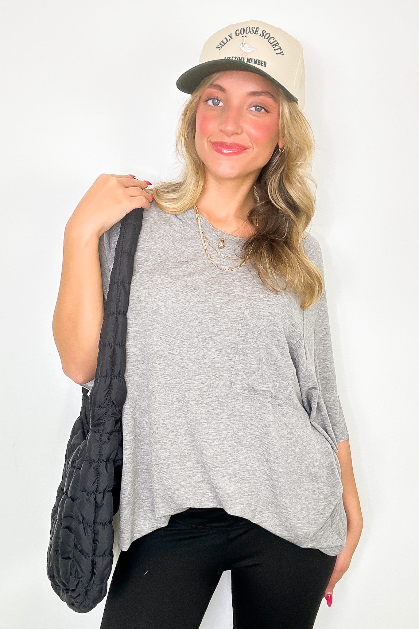 Inspire Me Casual Pocket Tee - BACK IN STOCK - Madison and Mallory