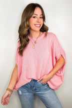 Candice Drop Shoulder Exposed Seam Sweater - BACK IN STOCK - Madison and Mallory