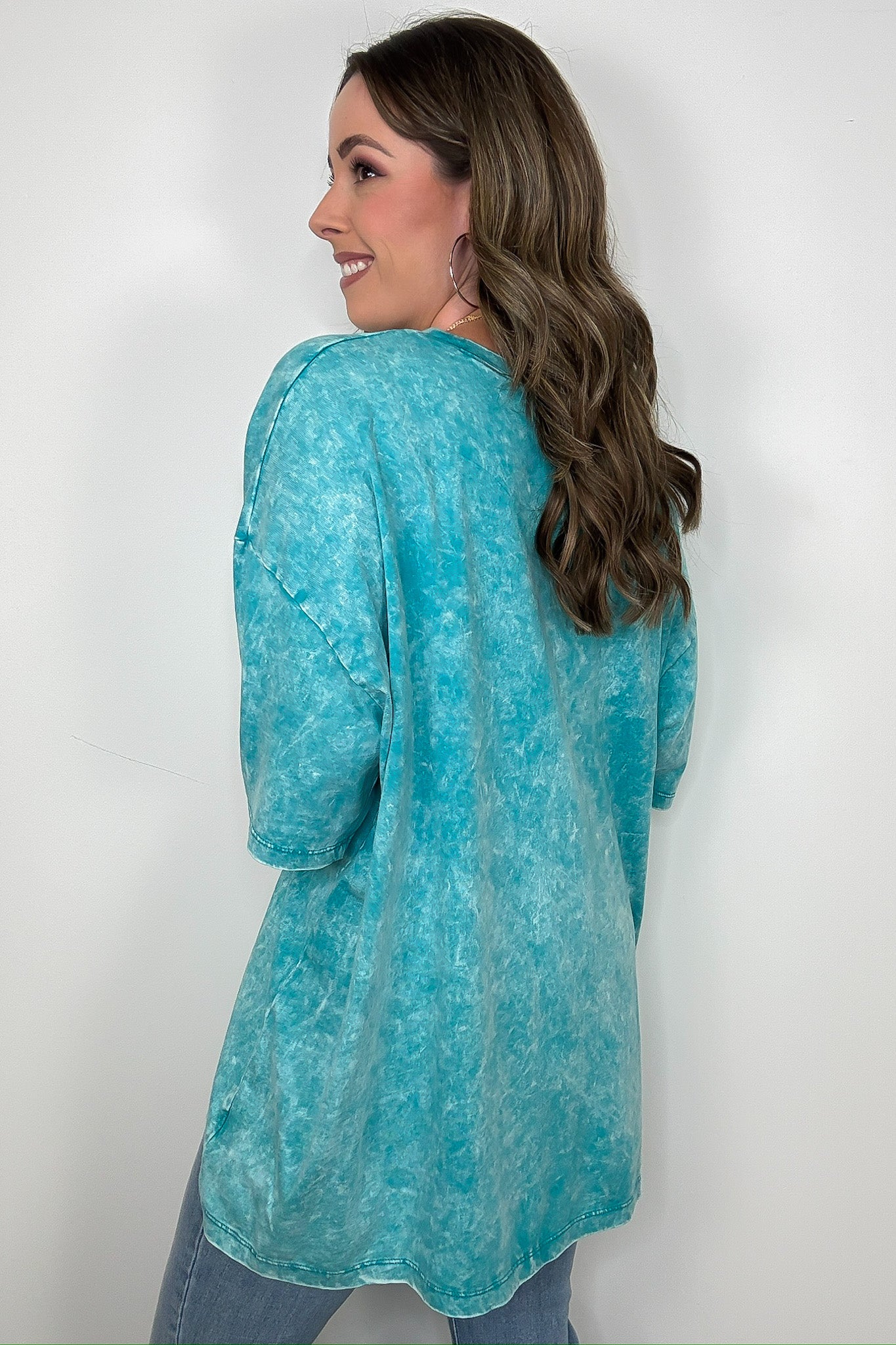 Weekend Awaits Mineral Wash Oversized Top - BACK IN STOCK - Madison and Mallory