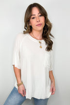 Inspire Me Casual Pocket Tee - BACK IN STOCK - Madison and Mallory