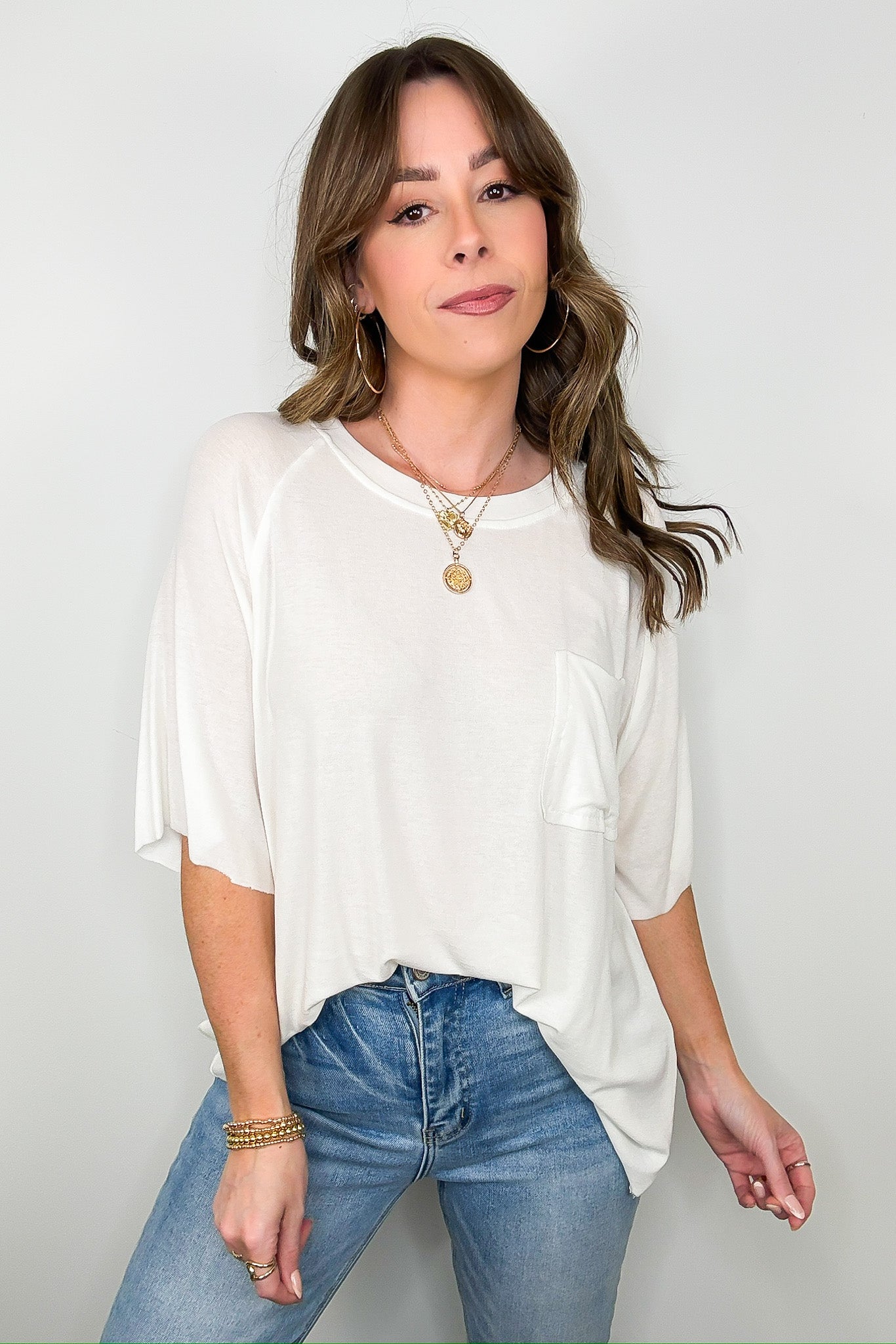 Inspire Me Casual Pocket Tee - BACK IN STOCK - Madison and Mallory