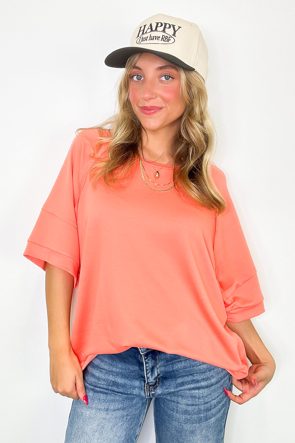 Chill Out Terry Knit Raw Edge Relaxed Top - BACK IN STOCK - Madison and Mallory