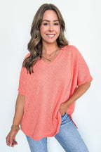 Lanai V-Neck Crochet Top - BACK IN STOCK - Madison and Mallory