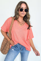 Lanai V-Neck Crochet Top - BACK IN STOCK - Madison and Mallory