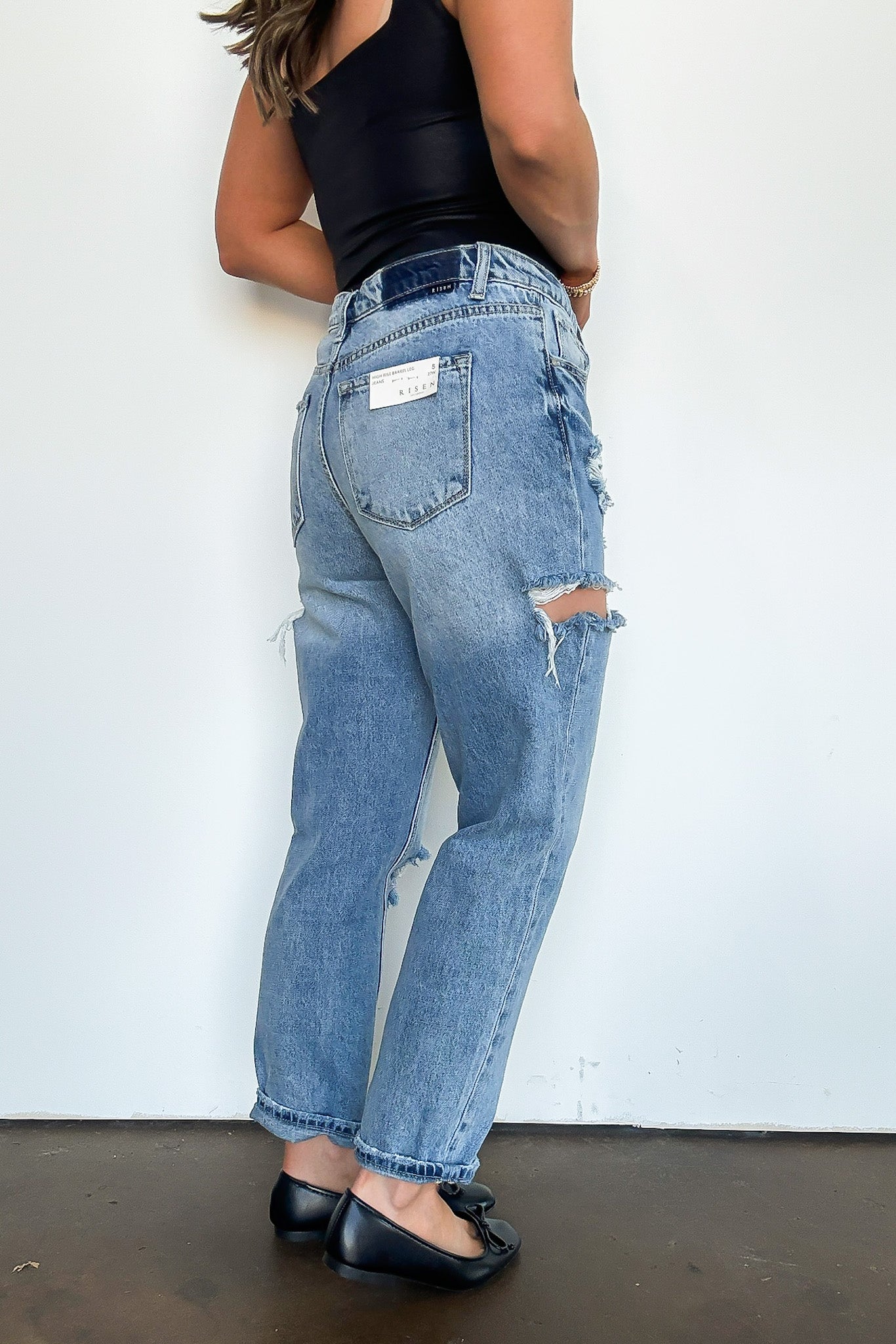 Lenexa High Rise Straight Leg Jeans - Madison and Mallory