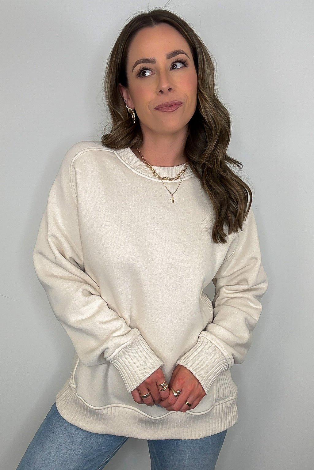 Soft Spirit French Terry Crewneck Sweatshirt - FINAL SALE - Madison and Mallory