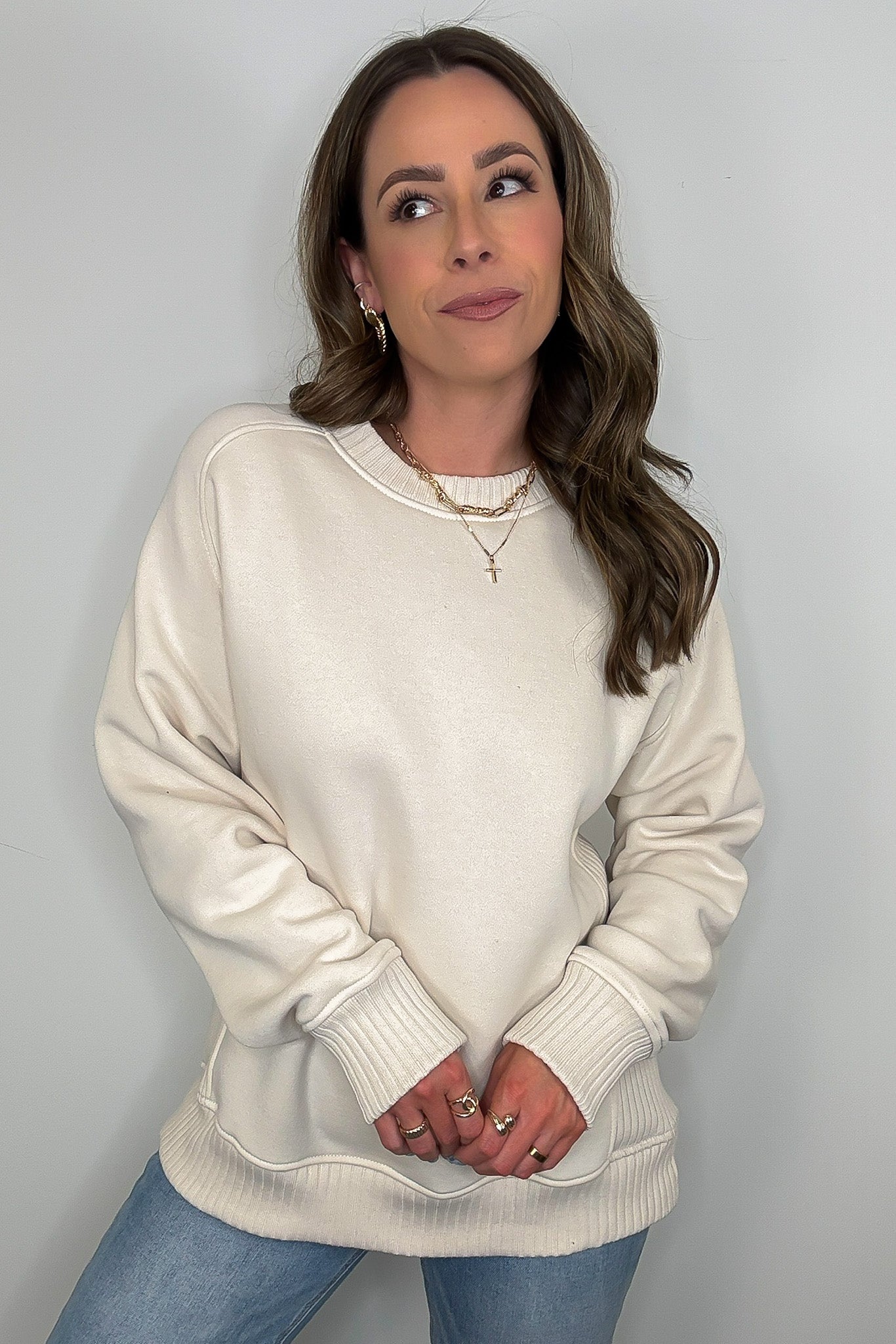 Soft Spirit French Terry Crewneck Sweatshirt - FINAL SALE - Madison and Mallory