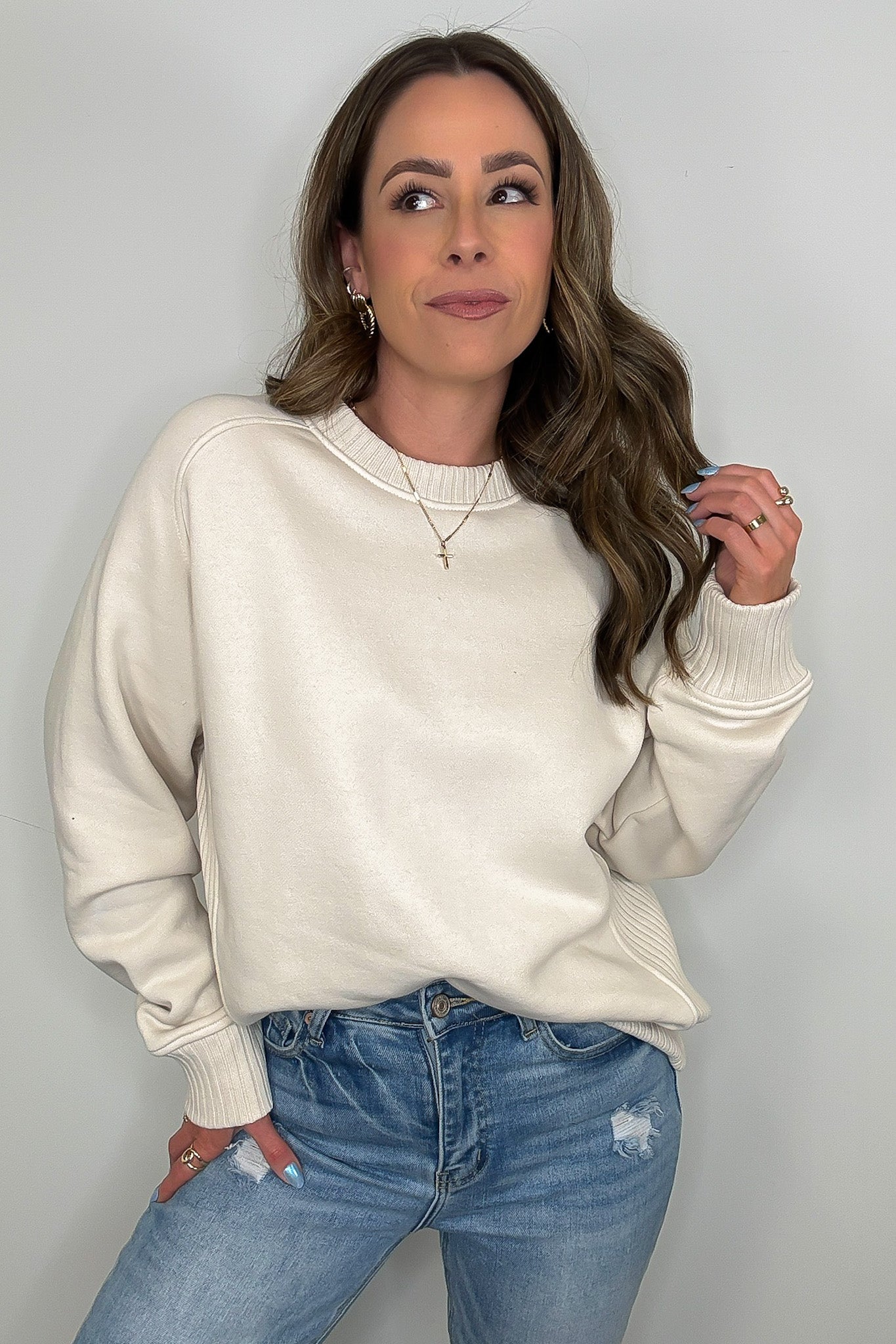 Soft Spirit French Terry Crewneck Sweatshirt - FINAL SALE - Madison and Mallory