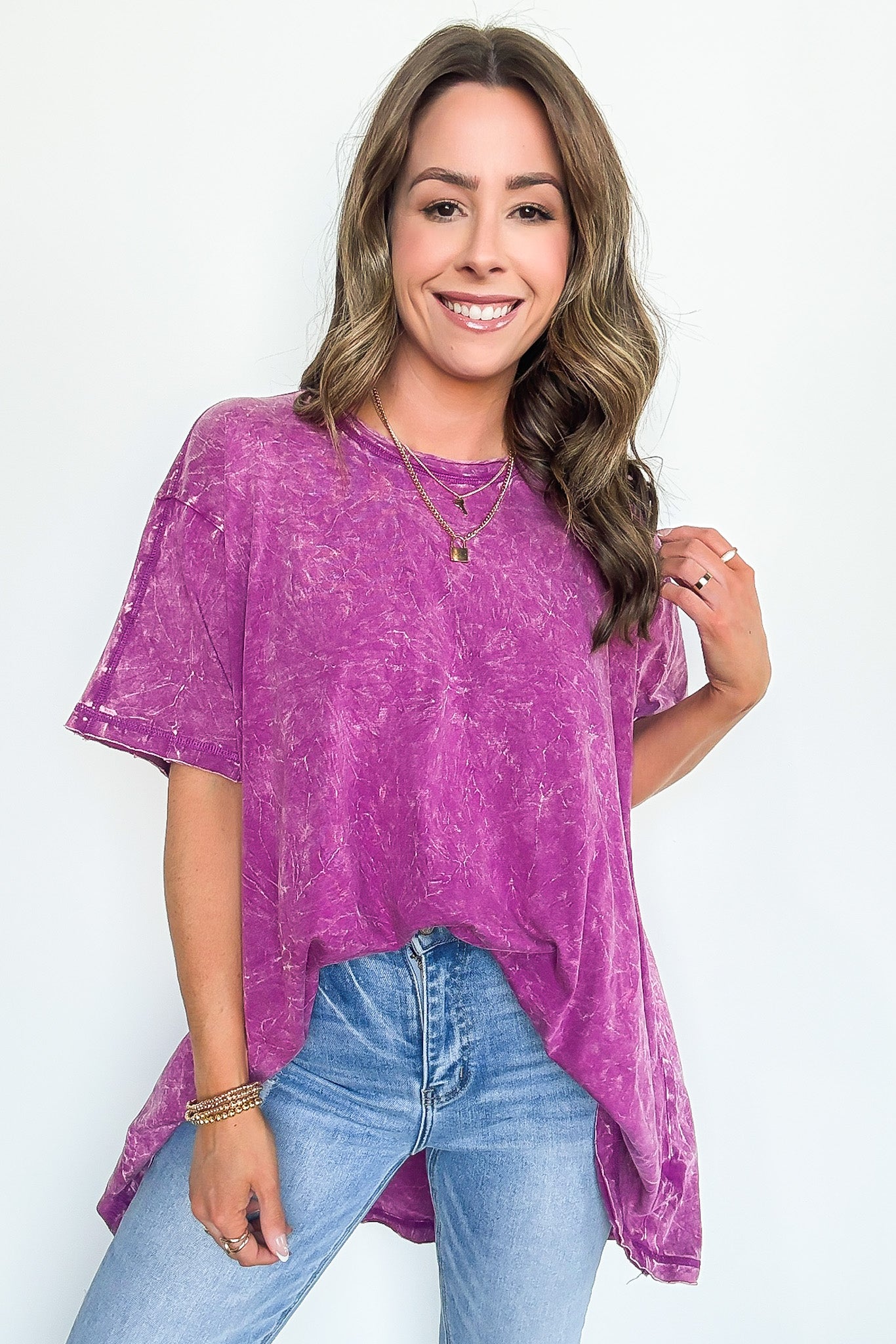 Kala Washed Drop Shoulder Relaxed Top - BACK IN STOCK - Madison and Mallory