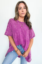 Kala Washed Drop Shoulder Relaxed Top - BACK IN STOCK - Madison and Mallory