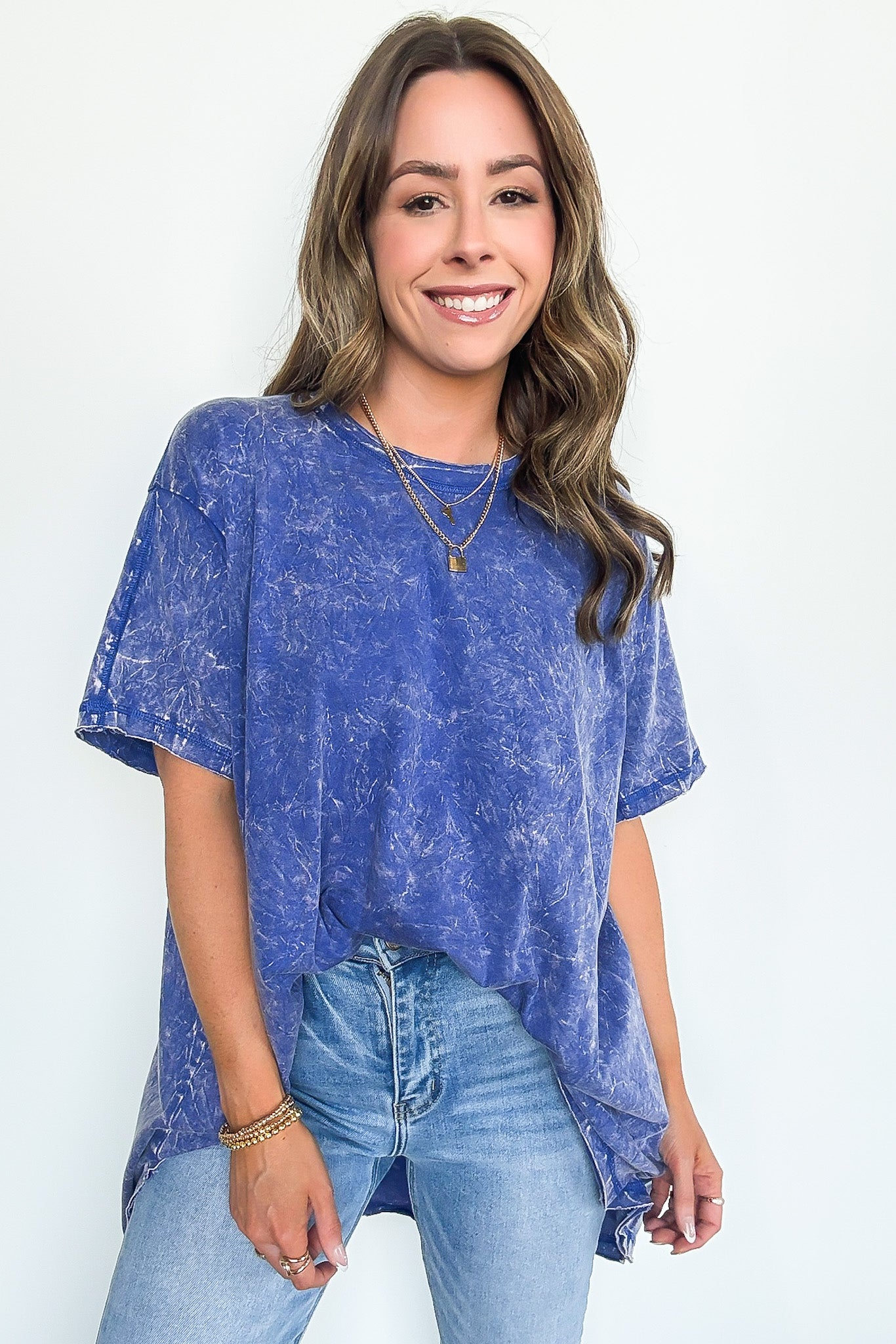 Kala Washed Drop Shoulder Relaxed Top - BACK IN STOCK - Madison and Mallory