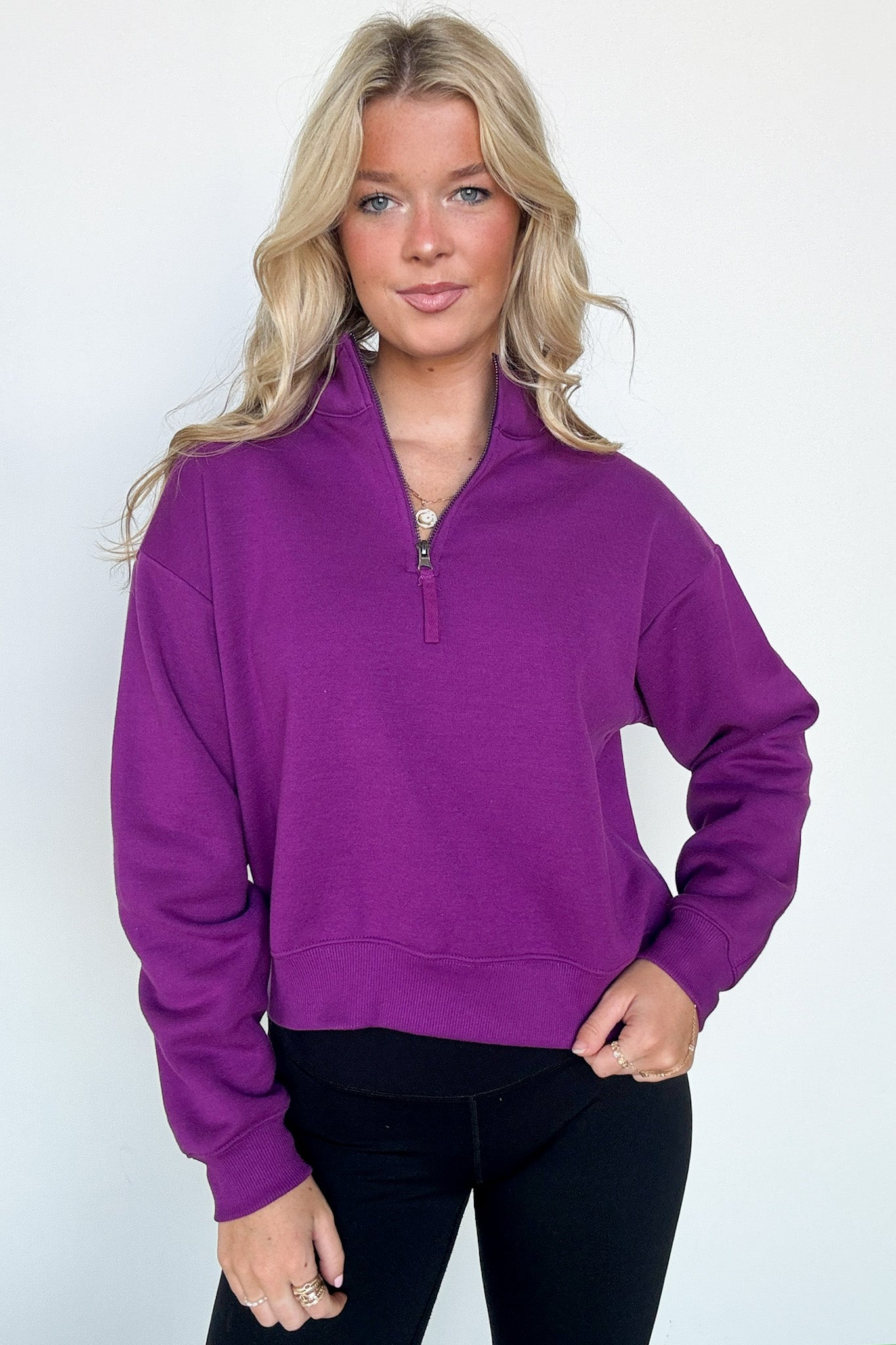  Haven Half Zip Fleece Pullover - Madison and Mallory