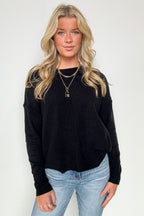 Kyah Front Seam Crewneck Sweater - FINAL SALE - Madison and Mallory