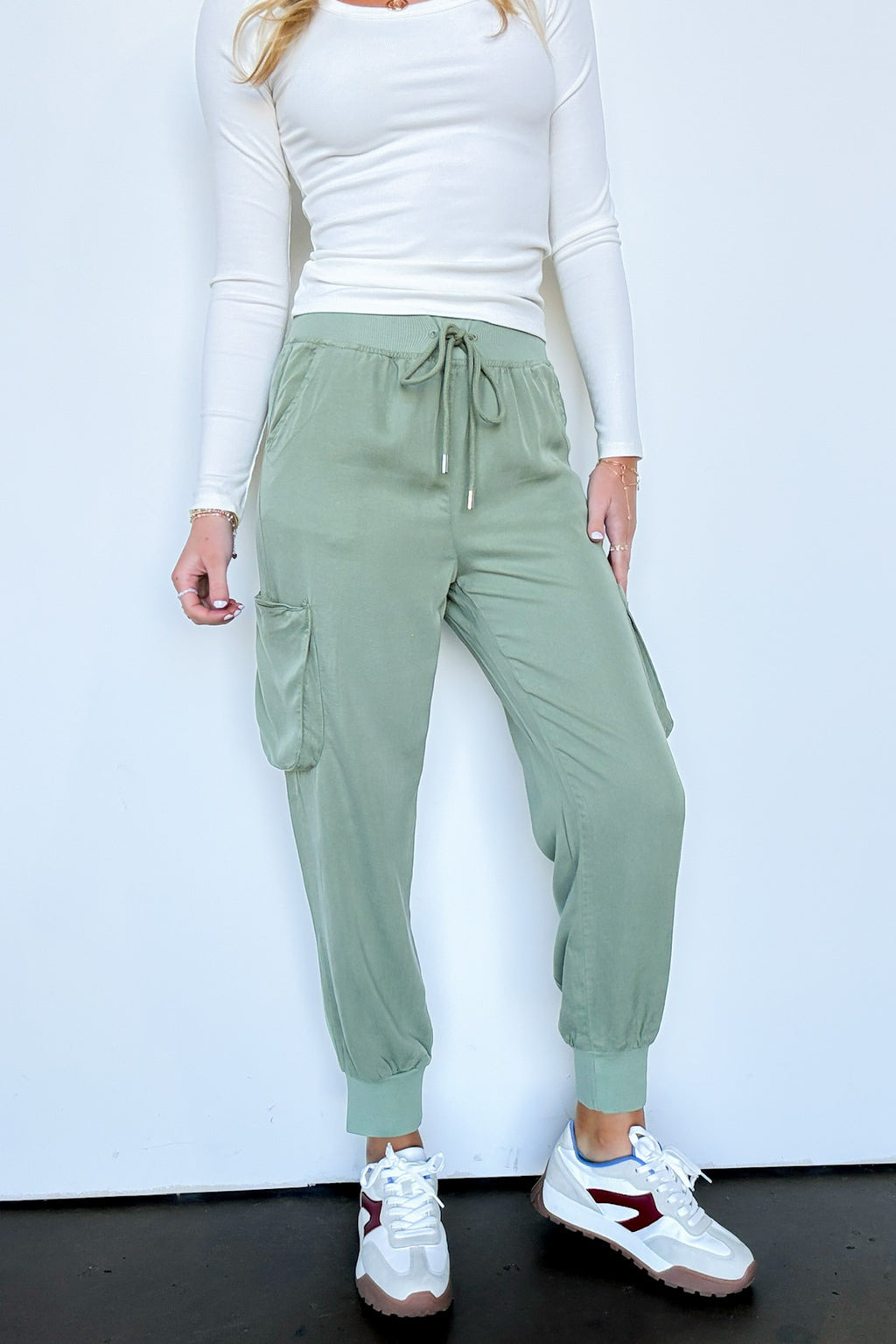 Zayna High Rise Cargo Joggers - FINAL SALE - Madison and Mallory