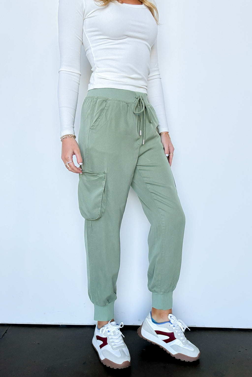 Zayna High Rise Cargo Joggers - FINAL SALE - Madison and Mallory