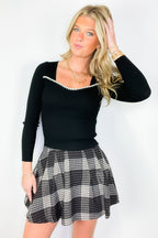 Posh idea Plaid Pleated Skirt - FINAL SALE - Madison and Mallory