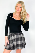 Posh idea Plaid Pleated Skirt - FINAL SALE - Madison and Mallory