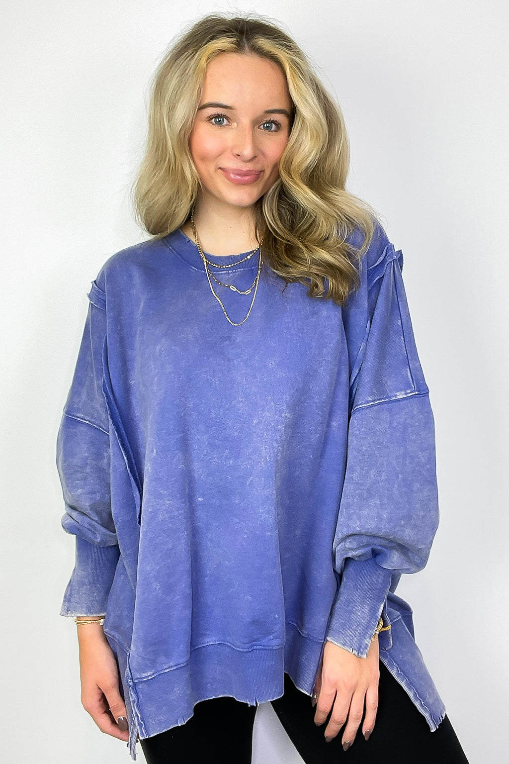Marlin / SM August Glow Acid Wash Pullover - BACK IN STOCK - Madison and Mallory