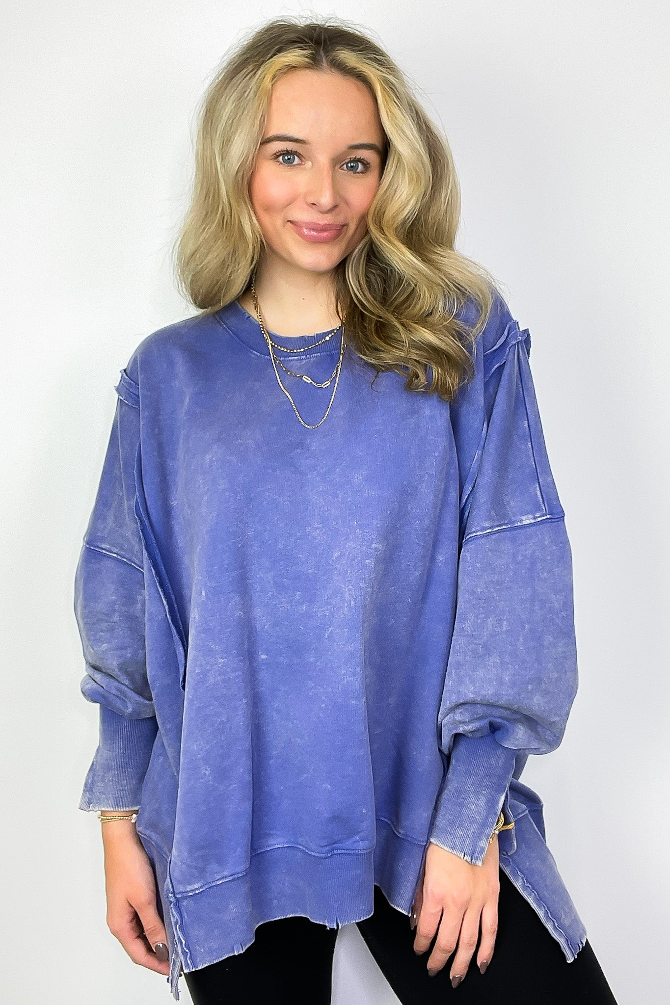 Marlin / SM August Glow Acid Wash Pullover - BACK IN STOCK - Madison and Mallory